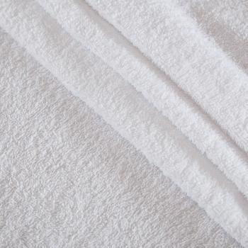 Полотно махровое 007-18358 отбеленное однотонный