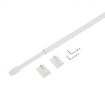 Мини-карниз Кафе d10 мм 40-65 см 163.512.78-40 белый глянец