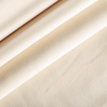 Замша портьерная 13-02-05268 ванильный однотонный