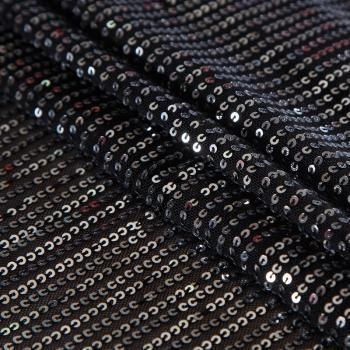 Пайетки на сетке 055-17903 серебристый