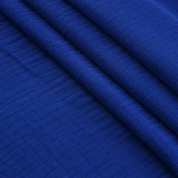 Муслин 071-17606 васильковый однотонный