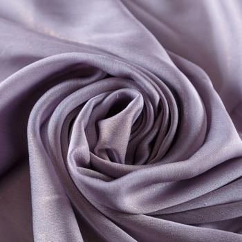 Шифон с напылением 068-09623 пыльно-лавандовый однотонный