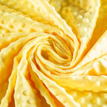 Плюш Minky 044-05473 желтый однотонный