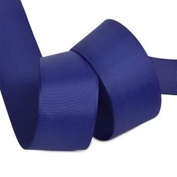 Лента репсовая Ideal в рубчик 38 мм 38-329 васильковый