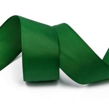 Лента репсовая Ideal в рубчик 38 мм 38-587 темно-зеленый