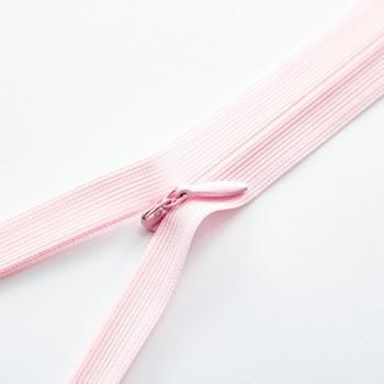 Молния спираль потайная Gamma 50 см тип 3 н/р розовыйG013P-50-132