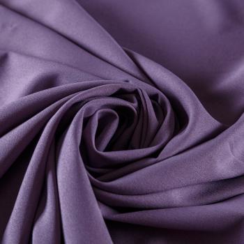 Крепдешин синтетический стрейч 029-08879 пыльно-фиолетовый