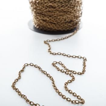 Цепь декоративная 5 мм металл 172-5-антик