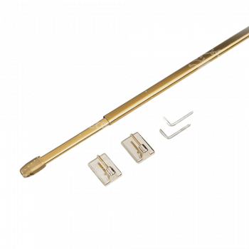 Мини-карниз Кафе d10 мм 60-100 см 163.513.60-60 латунь