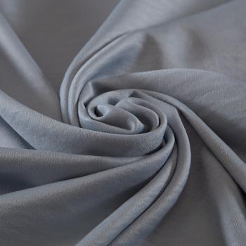 Креп кади стрейч 026-18745 светло-серый однотонный