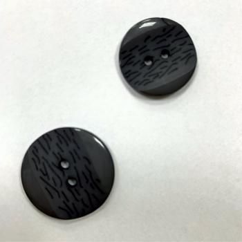 Пуговица с проколами 22 мм пластик серо-кофейный ZH019-34L-c362