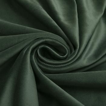 Ткань портьерная бархат H-300 см 09-02-15454 бутылочный зеленый однотонный