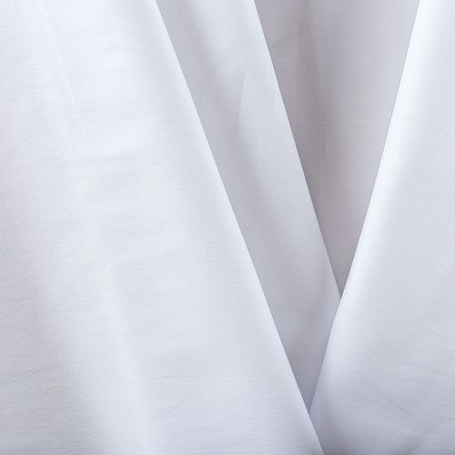 Ткань плательно-рубашечная 049-01890 белый однотонный