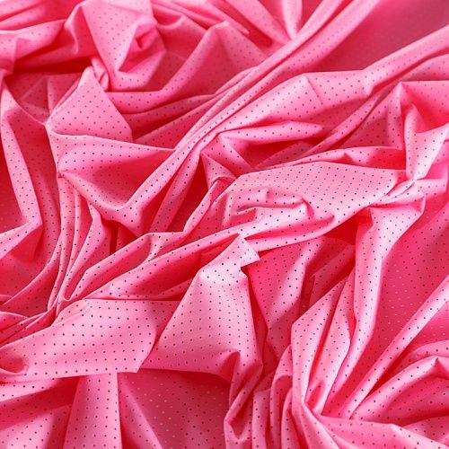 Лайкра с перфорацией 005-06292 фуксия однотонный