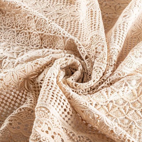 Гипюр-макраме К14-260 бежевый