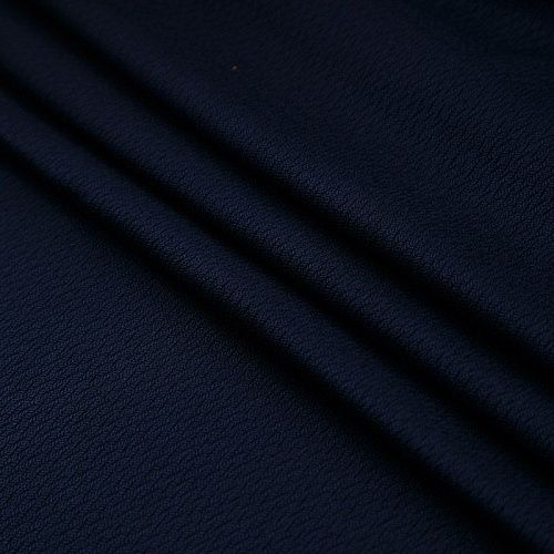 Креп-шелк 064-16157 темно-синий однотонный