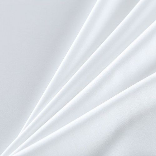 Сатин стрейч 001-07811 белый однотонный