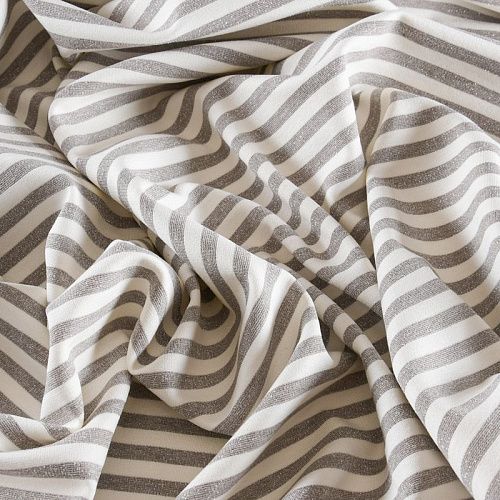 Трикотаж с люрексом 056-12108 песочно-молочный