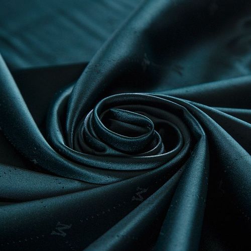 Ткань подкладочная стрейч Max Mara 045-17108 хвойный зеленый