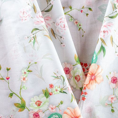 Хлопок 063-01680 светло-серый принтованный