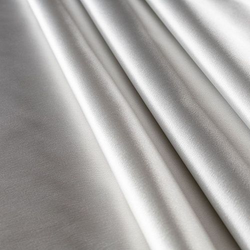 Атлас ватуссо К2-0083 жемчужно-серый однотонный