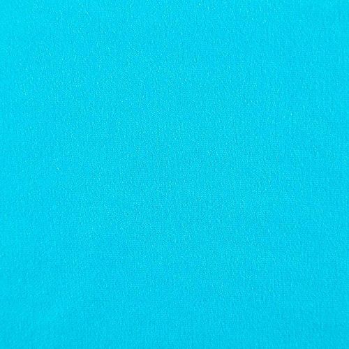 Трикотаж 056-03768 лазурно-голубой однотонный