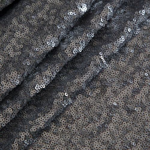 Пайетки на сетке 055-16853 матовое серебро