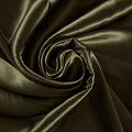 Шелк натуральный стрейч 064-11904 оливково-зеленый хаки однотонный