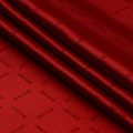 Ткань подкладочная 045-15043 красный жаккардовый