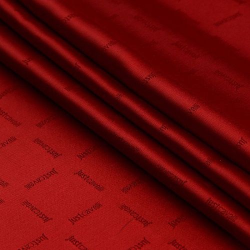 Ткань подкладочная 045-15043 красный жаккардовый