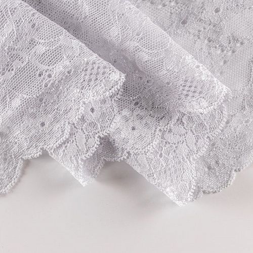 Кружево эластичное 130 мм Ф01-0005 нежно-лавандовый 