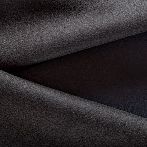 Экокожа на флисе К21-864 темно-синий однотонный