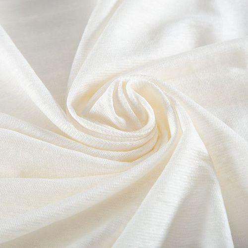 Трикотаж 056-20331 молочный однотонный