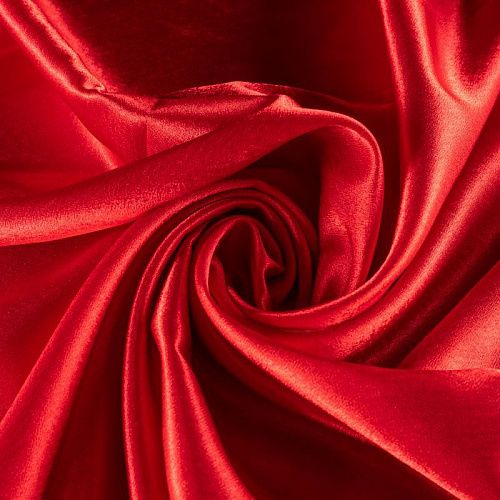 Креп-сатин К33-917 алый однотонный