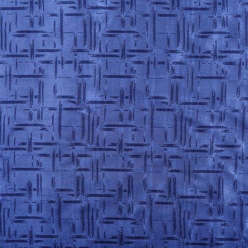Шелк натуральный К29-210 синий жаккардовый