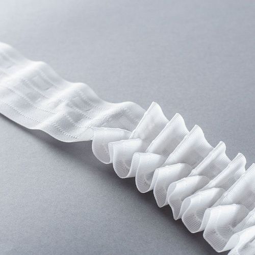 Лента драпировочная 60 мм 101-2705 регулируемая белая