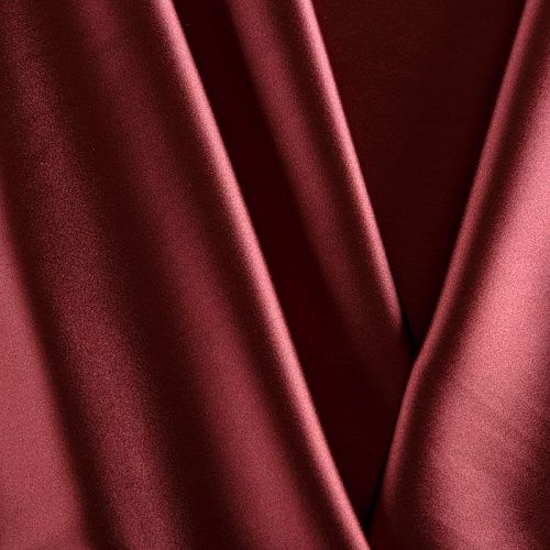 Сатин стрейч 001-07057 винный однотонный