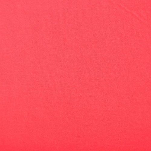 Шифон К28-033 красно-коралловый однотонный