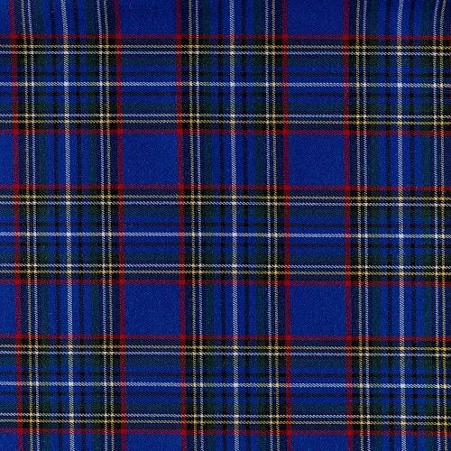 Ткань костюмная К25-9483 васильковый принтованный