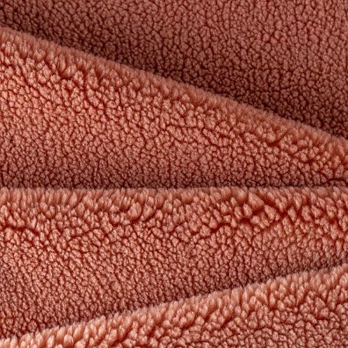 Мех искусственный К30-287  Col.38 медный однотонный