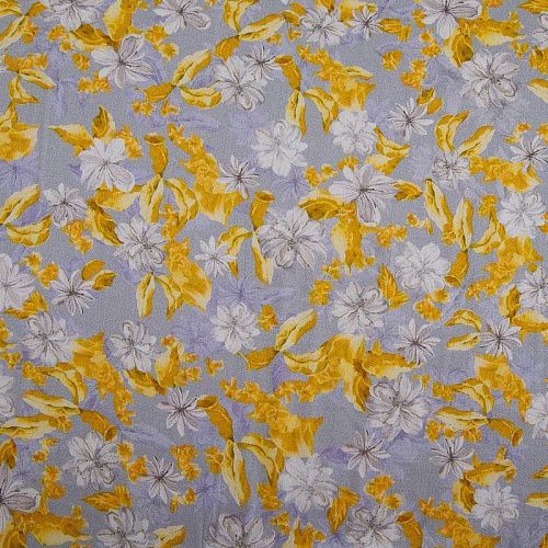 Шелк-штапель 069-17420 светло-серый принтованный