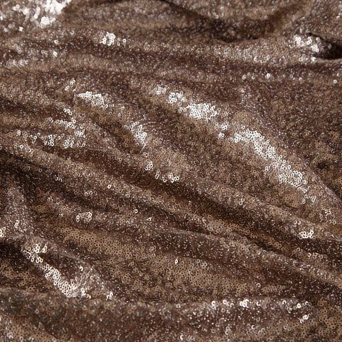 Пайетки на сетке 055-16847 бежевый