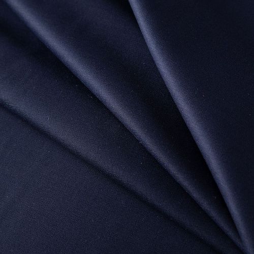 Шерсть костюмная стрейч К08-082 темно-синий однотонный