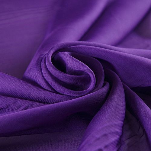 Шифон 068-13641 королевский пурпурный однотонный