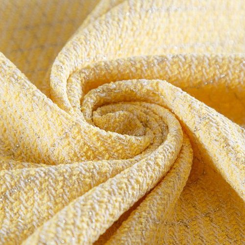 Твид с люрексом Escada 052-16569 разбеленный желтый