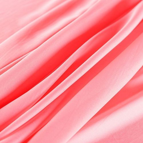 Шифон К28-702 закатный розовый однотонный