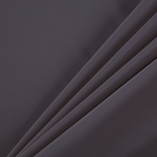 Ткань плащевая 042-15537 дымчато-серый однотонный