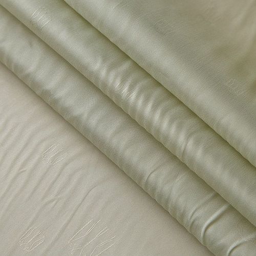 Ткань подкладочная стрейч 045-11109 снежная мята жаккардовый