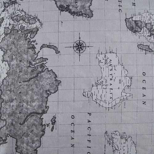 Ткань портьерная H-280 см 19-02-15862 светло-серый принтованный