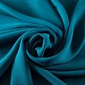 Креп-шифон 027-09821 сине-зеленый однотонный